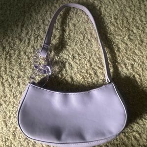 Purple mini handbag
